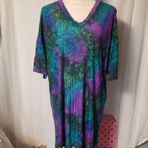 Paint Factory Silk Shirt Oversized M